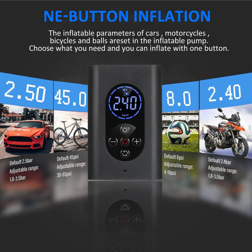 R Inflador De Neumáticos Compresor De 150 Psi Aire Eléctrico