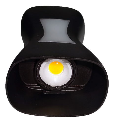 Lampara Led De Pared 8w Reloj De Arena Uso Exterior Interior Estructura Reloj De Arena Negro Luz Calida 3500k