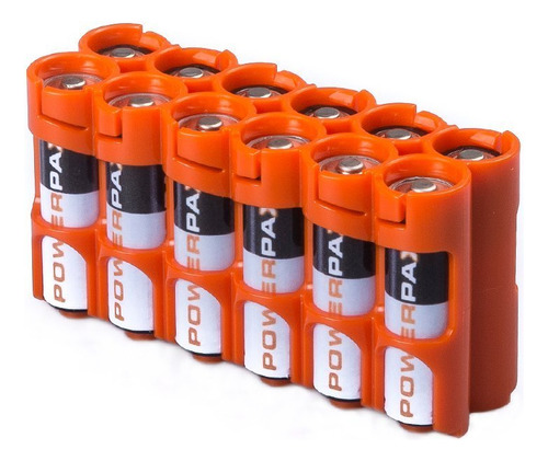 Pack De Baterías Caddy Aa 12-pack Amarillo Anaranjado