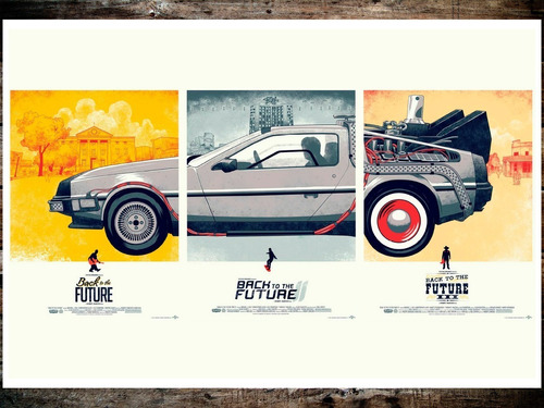 Volver Al Futuro Back To The Future Poster 47x32cm 200grms