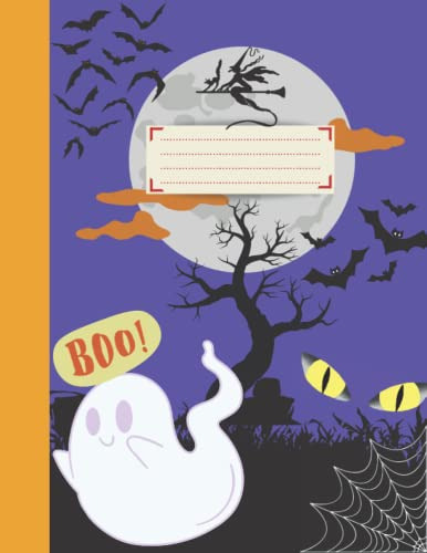 Spooky Halloween: Just A Grid Notebook You Obviously