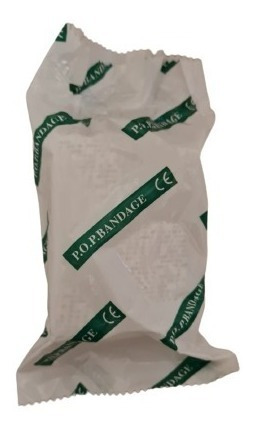 Imagen 2 de 2 de Pack 8 Vendas De Yeso 7,5 Cms X 270 Cm Yesoterapia, Lesiones