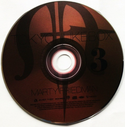 Marty Friedman Cd Tokyo Jukebox 3 Europeo Cerrado+envio