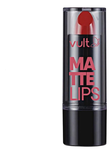 Vult Batom Matte Lips Vermelho Carmin 3,8g