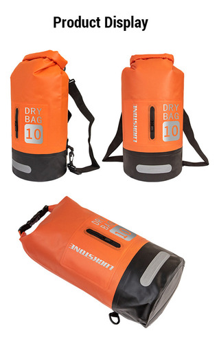 Bx Bolsa Impermeable De 10 L/20 L Con Correas Para