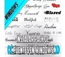 Comprar Kits 15000 Fuentes Letras Tipografia Textil Plotter