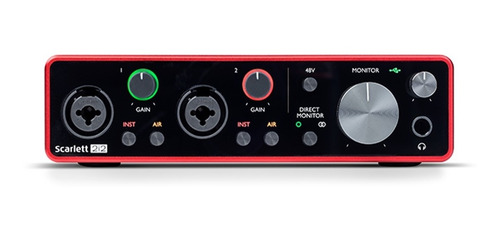 Imagen 3 de 5 de Focusrite Scarlett 2i2 3ra Gen Interface Audio Envio Y Meses