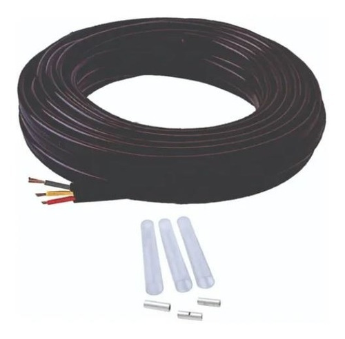 20 Metros De Cable Plano Sumergible 3x10 Mas Kit De Empate