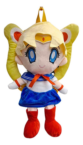 Peluche Mochila Anime Sailor Moon Muñeca Kawaii Importado