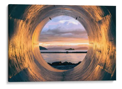comprar Canvas Lab Cuadro Atardecer Radial 60x40