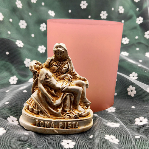 Molde De Silicona Con Forma De Vela De La Santísima Virgen A