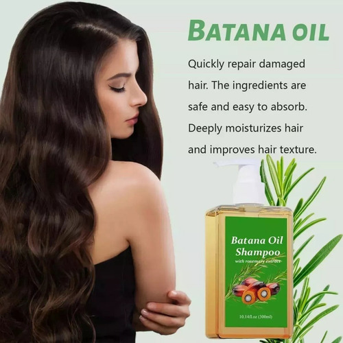 Batana - Shampoo Batana, Shampoo Com Óleo De Alecrim (1 Unid