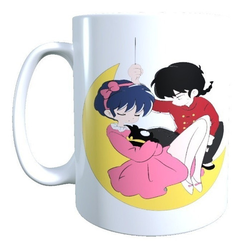 Tazon Diseño Ranma Y Medio, Ranma Y Akane, Anime Clasico