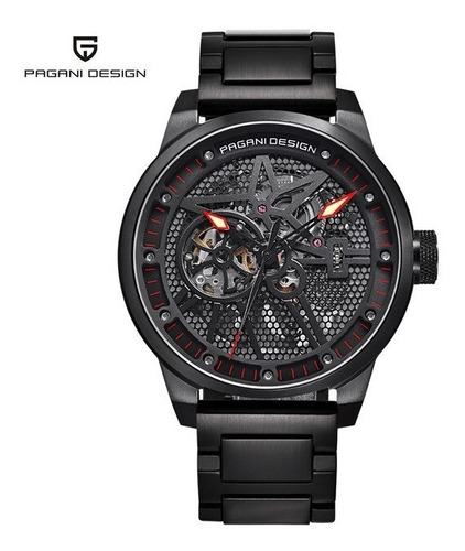 Reloj Pagani Design Pd-1625 Automatico Negro Entrega Inmedia