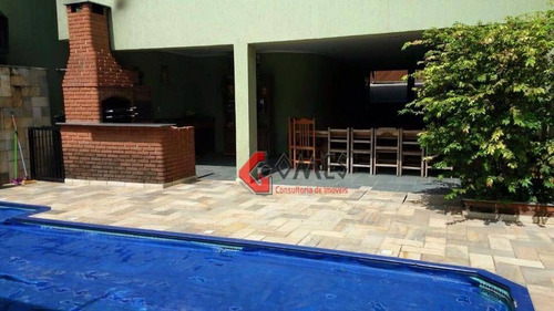 Imagem 21 de 26 de Sobrado Com 3 Dormitórios À Venda, 405 M² Por R$ 1.200.000 - Vila Camilópolis - Santo André/sp - So1034