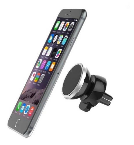 Soporte Holder 360° Magnético Cromado Celular Ventilas Hcrm - Enmvío Gratis