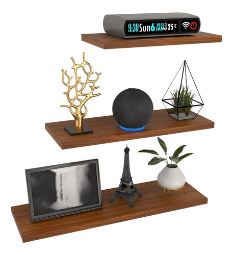 Imagen 1 de 10 de 3 Repisas Flotantes Modernas Minimalistas Melamina Mixtas