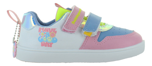 Bubble Gummers Tenis Moda Casual Velcro Confort Niña 88058