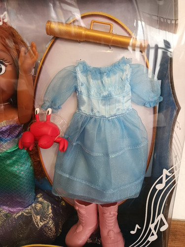 Muñeca Ariel Canta Y Luce De Disney Princess La Sirenita