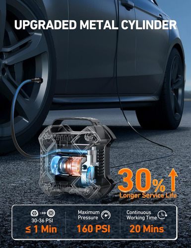 Compresor De Aire Portátil 12v, Compresor De Llantas Neuma