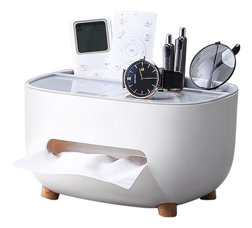 Caja De Pañuelos Multifuncional Con Control Remoto Para Mesa