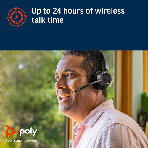 Auriculares Inalámbricos Poly Voyager 4320 Uc Con Micrófono