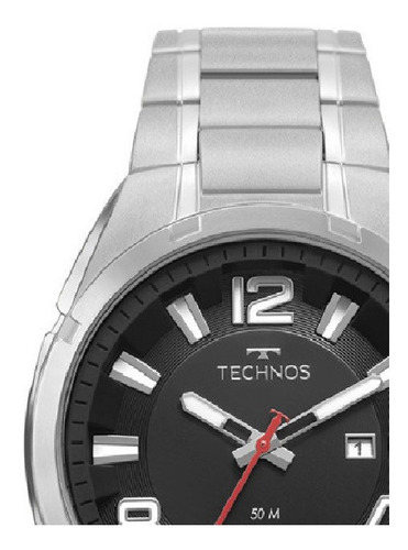 Relógio Technos Masculino Elegant Analógico Prata 2117lcz1p