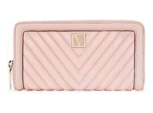 Cartera Victoria s Secret Mu equera Wristlet Monedero Negro