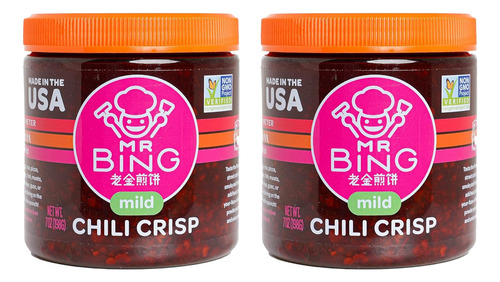 Mr Bing Chili Crisp - Aceite De Chile Delicioso Y Sabroso -