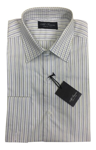 Camisa Vestir Fantasía Puño Doble Para Gemelos All Seasons