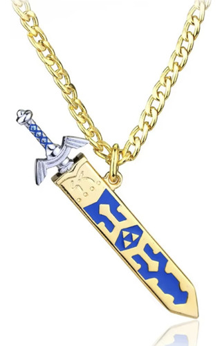 E Collar De Espada Con Funda Zelda Link Master Sword Skyward