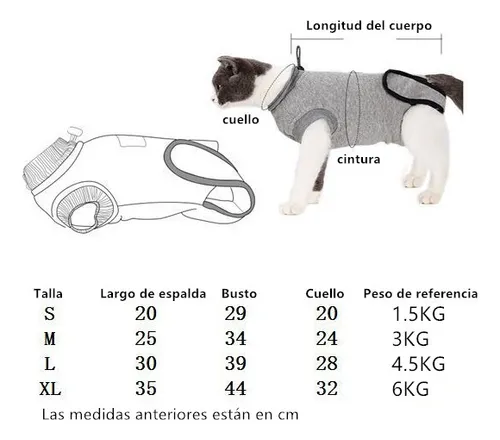 Xu Algodón Faja For Perros Gatos Esterilizada Y
