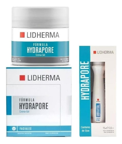 Kit Hidratante Hydrapore Crema + Contorno De Ojos Lidherma