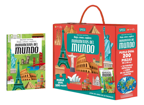 Monumentos Del Mundo, Col. Viaja..., Libro+puzle