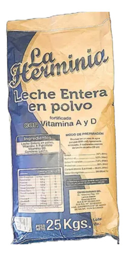 Leche En Polvo La Herminia X 25kg