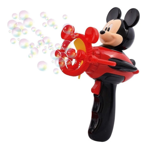 Burbujero Pistola A Pila De Mickey Mouse - Original Ditoys