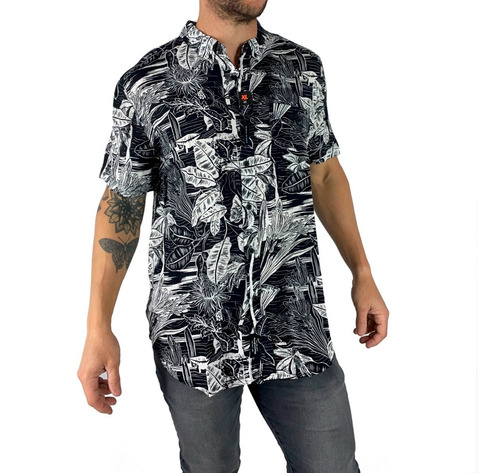 Camisa Spy Limited Hawaii Importada Hawaiana Hombre