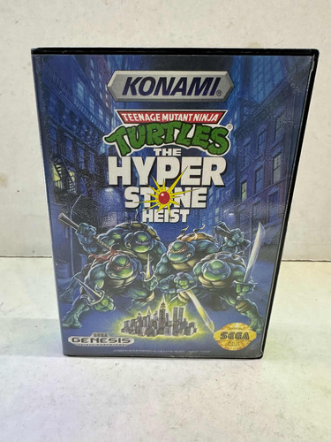Turtles Ninja The Hyper Stone Heist | Sega Genesis En Caja (Usado)