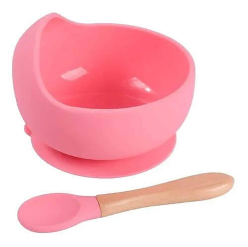 Bowl De Silicona Con Cuchara Para Bebés