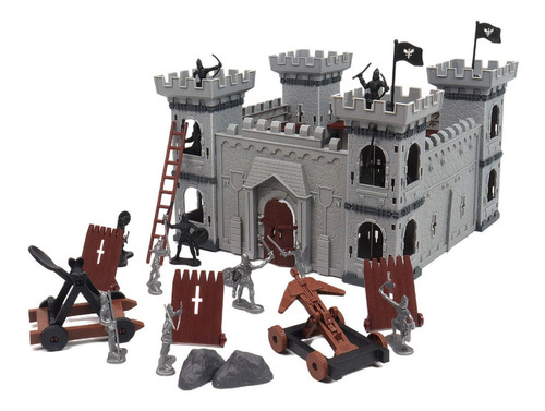 Figura Juguete Castillo Soldado Medieval Diy Modelo C