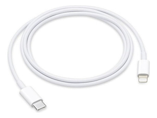 Pack X2 Cable C A Compatible Lightning Para Iphone 8 A 14 Blanco