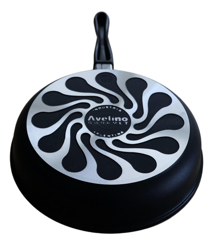 Sartén Avellino Bd1005 Con Tapa De 24 Cm Black Diamond Color Negro