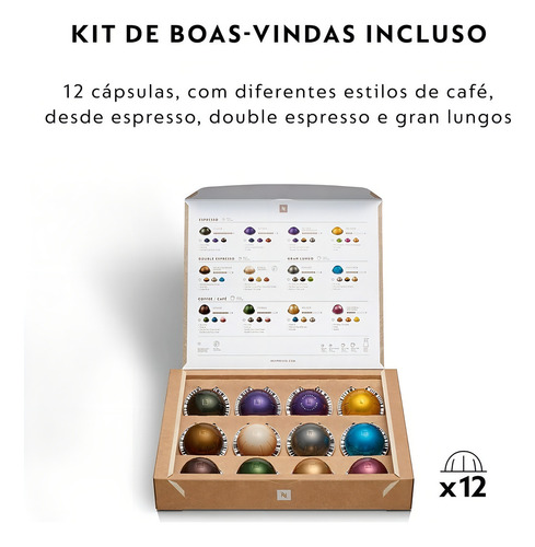 Cafetera Nespresso Vertuo Pop color azul