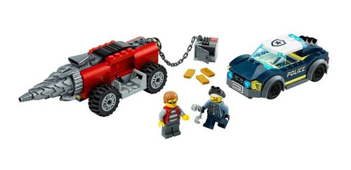 Imagem 2 de 2 de Lego City Polícia De Elite Perseguição De Carro Perfurador