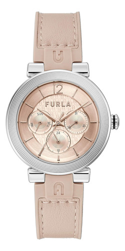 Reloj De Vestir Furla Watches (modelo: Wwl1), Rosa