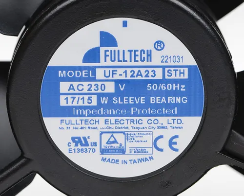 Ventilador 120mm 220v Buje Cooler Uf-12a23 Sth