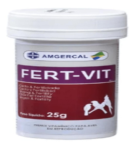 Fert-vit Canto E Fertilidade 25gr Amgercal Original