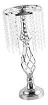 Comprar Portavelas Moderno Candelabro Centro De Mesa Plata Pequeño