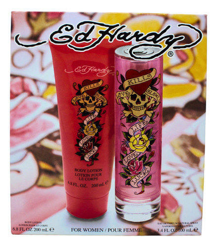 Christian Audigier Ed Hardy 2 Pz Para Mujer