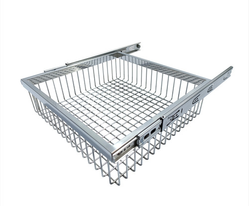 Gaveta Fruteira Elegance Embutir 40x35x14cm Inox Mód. 40cm Gaveta Fruteira Em Inox Aramada
